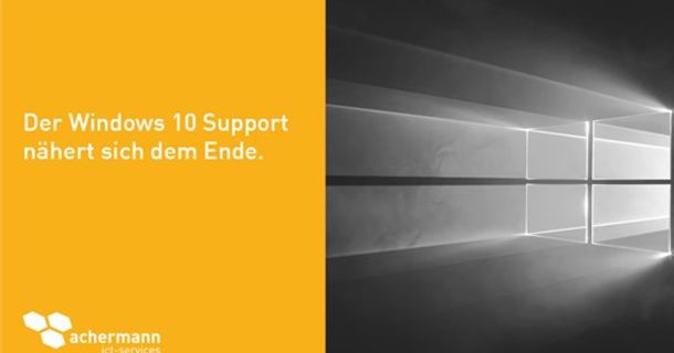 Windows 10 nähert sich dem Support-Ende